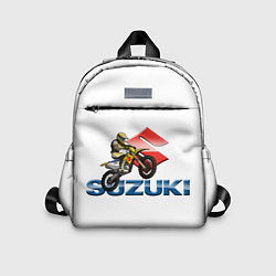 Детский рюкзак Suzuki motorcycle, цвет: 3D-принт
