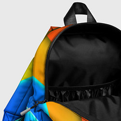 Детский рюкзак Радужные полосы текстура, цвет: 3D-принт — фото 2