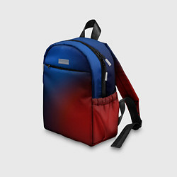 Детский рюкзак Красно синий градиент, цвет: 3D-принт — фото 2