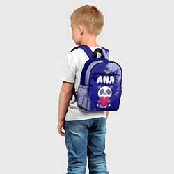 Детский рюкзак Аня панда с сердечком, цвет: 3D-принт — фото 2
