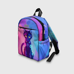 Детский рюкзак Кибер кошка, цвет: 3D-принт — фото 2