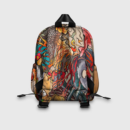 Детский рюкзак Иредзуми: демон и дракон / 3D-принт – фото 2