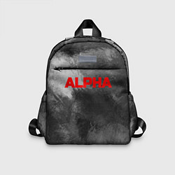 Детский рюкзак Альфа мужик, цвет: 3D-принт