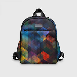 Детский рюкзак Стеклянная мозаика цветная, цвет: 3D-принт
