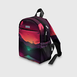 Детский рюкзак Неоновая природа, цвет: 3D-принт — фото 2