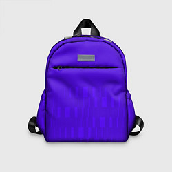 Детский рюкзак Паттерн в стиле модерн синий тусклый, цвет: 3D-принт