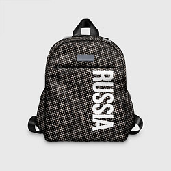 Детский рюкзак Россия на фоне узора медного цвета, цвет: 3D-принт