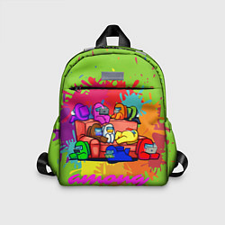 Детский рюкзак Among us splash meeting, цвет: 3D-принт