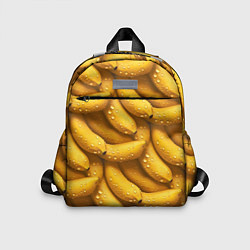 Детский рюкзак Сочная текстура из бананов, цвет: 3D-принт
