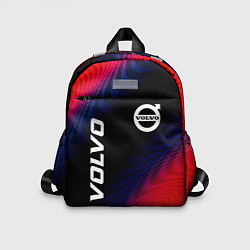 Детский рюкзак Volvo красный карбон, цвет: 3D-принт