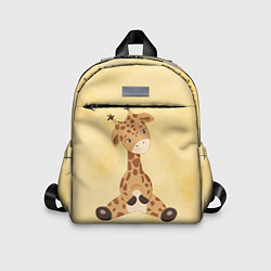 Детский рюкзак Малыш жираф, цвет: 3D-принт