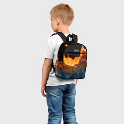Детский рюкзак Лава и вода, цвет: 3D-принт — фото 2