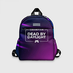 Детский рюкзак Dead by Daylight gaming champion: рамка с лого и д