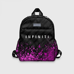 Детский рюкзак Infiniti pro racing: символ сверху, цвет: 3D-принт