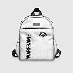 Детский рюкзак Warframe glitch на светлом фоне: надпись, символ, цвет: 3D-принт