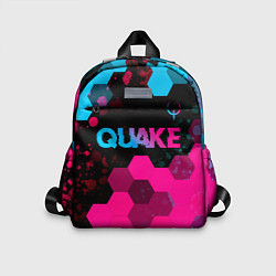 Детский рюкзак Quake - neon gradient: символ сверху