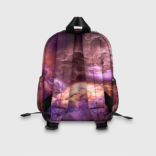 Детский рюкзак Фиолетовое облако / 3D-принт – фото 2