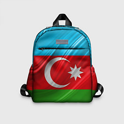 Детский рюкзак Азербайджанский флаг, цвет: 3D-принт