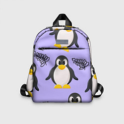 Детский рюкзак Пингвин и веточка, цвет: 3D-принт