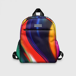 Детский рюкзак Абстракция красок мазками, цвет: 3D-принт