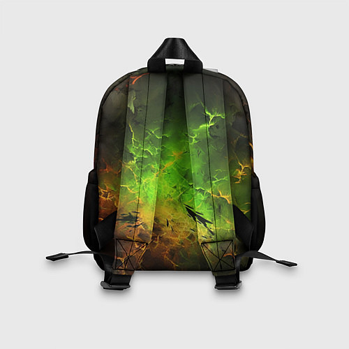 Детский рюкзак Зеленый туман / 3D-принт – фото 2