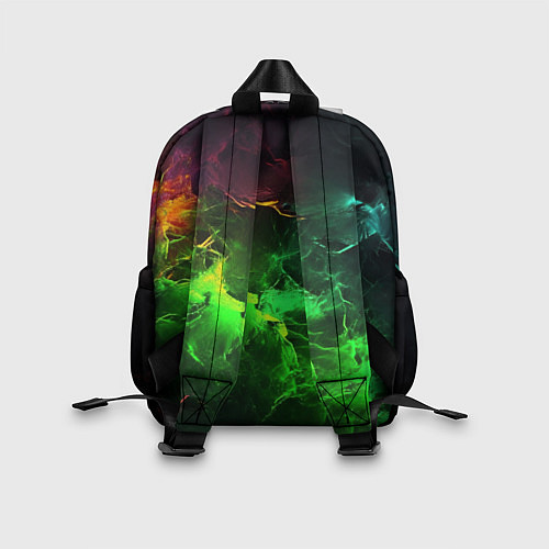 Детский рюкзак Зеленое свечение / 3D-принт – фото 2