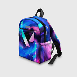 Детский рюкзак Valorant неоновый космос, цвет: 3D-принт — фото 2
