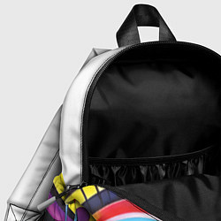 Детский рюкзак Сердце Абстракция, цвет: 3D-принт — фото 2