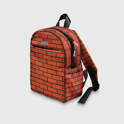 Детский рюкзак Кирпичная стена, цвет: 3D-принт — фото 2