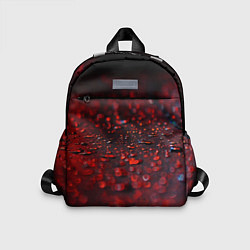 Детский рюкзак Капли алого дождя, цвет: 3D-принт