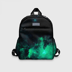 Детский рюкзак Зелёная галактика Midjourney