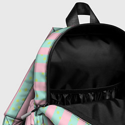 Детский рюкзак Полоска в цветочек - костюм Кена из фильма Барби, цвет: 3D-принт — фото 2