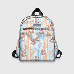 Детский рюкзак Милые ленивцы, цвет: 3D-принт