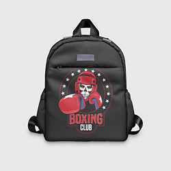 Детский рюкзак Boxing club - боксёр, цвет: 3D-принт