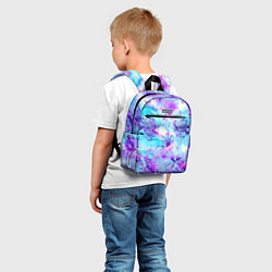 Детский рюкзак Морское дно узор - тай-дай, цвет: 3D-принт — фото 2