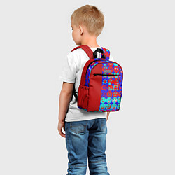 Детский рюкзак Смайлики для общения, цвет: 3D-принт — фото 2