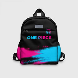 Детский рюкзак One Piece - neon gradient: символ сверху, цвет: 3D-принт