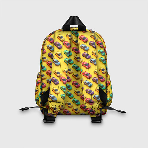 Детский рюкзак Разноцветные машинки / 3D-принт – фото 2
