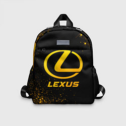 Детский рюкзак Lexus - gold gradient, цвет: 3D-принт