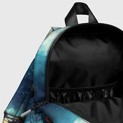 Детский рюкзак Космическая путешественница: арт нейросети, цвет: 3D-принт — фото 2