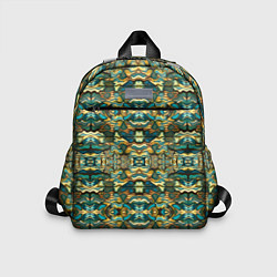 Детский рюкзак Мозаика из самоцветов, цвет: 3D-принт