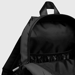 Детский рюкзак Great Wall speed на темном фоне со следами шин, цвет: 3D-принт — фото 2