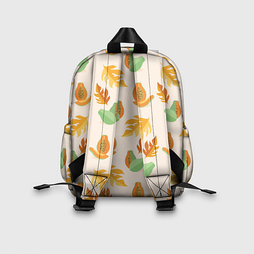 Детский рюкзак Осенняя папайя / 3D-принт – фото 2