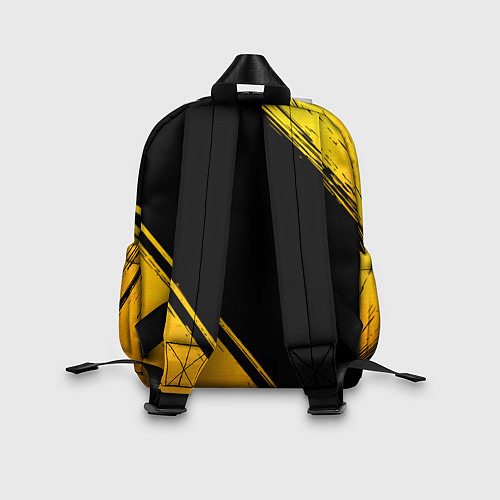 Детский рюкзак Evangelion - gold gradient: надпись, символ / 3D-принт – фото 2