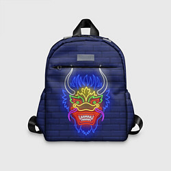 Детский рюкзак Неоновый японский дракон, цвет: 3D-принт