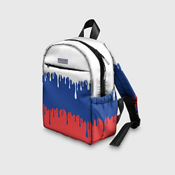 Детский рюкзак Флаг России - потёки, цвет: 3D-принт — фото 2
