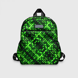 Детский рюкзак Зеленые точечные ромбы