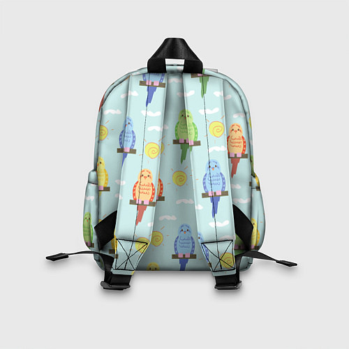 Детский рюкзак Попугайчики / 3D-принт – фото 2