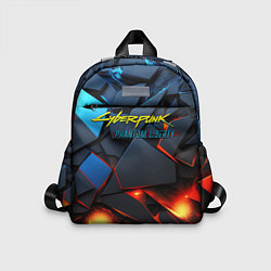 Детский рюкзак Cyberpunk 2077 phantom logo, цвет: 3D-принт