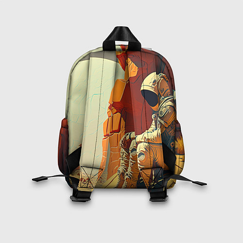 Детский рюкзак Одиночество в далёком космосе / 3D-принт – фото 2